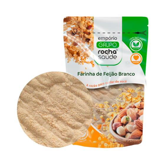 Imagem de Farinha de Feijão Branco 100% Natural Alta Qualidade 100g