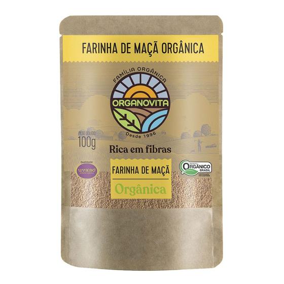 Imagem de Farinha de Maçã Orgânica Organovita 100g