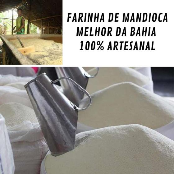 Imagem de Farinha De Mandioca Torrada E Fina A Melhor Da Bahia 1 Kg