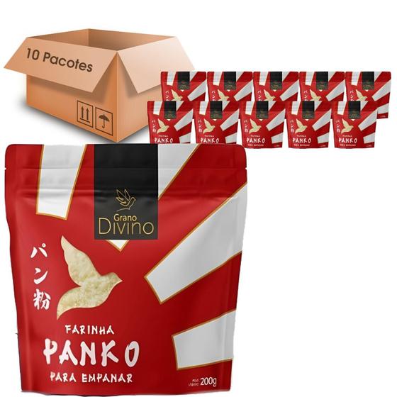 Imagem de Farinha Panko Para Empanar Grano Divino 200G (10 Pacotes)