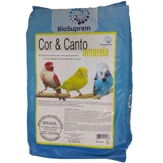 Imagem de Farinhada Biosuprem Cor e Canto Amarela 5kg