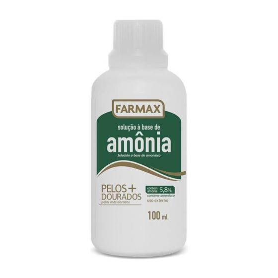 Imagem de Farmax Amônia Pelos + Dourados Líquida 100ml