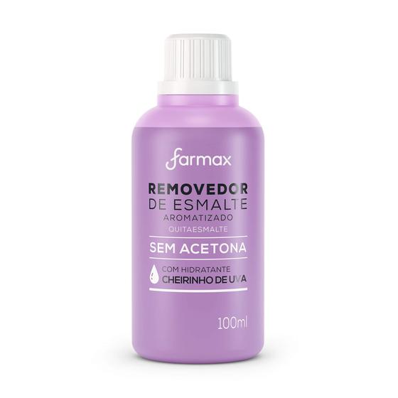 Imagem de Farmax Removedor S/ Acetona Uva 100ml