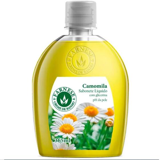 Farnese Sabonete Líquido 365 ml Camomila Menor preço em Farnese Sabonete Líquido 365 ml Camomila