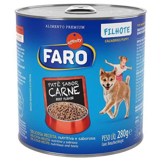 Imagem de Faro Lata Filhotes Carne - 280 Gr