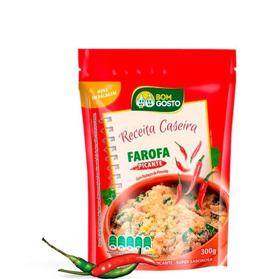 Imagem de Farofa Bom Gosto - Picante - PCT 300g