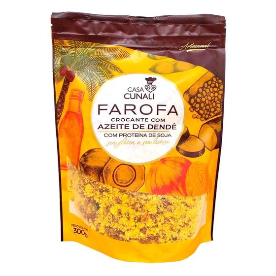 Imagem de Farofa Crocante Com Azeite de Dendê Casa Cunali 300g