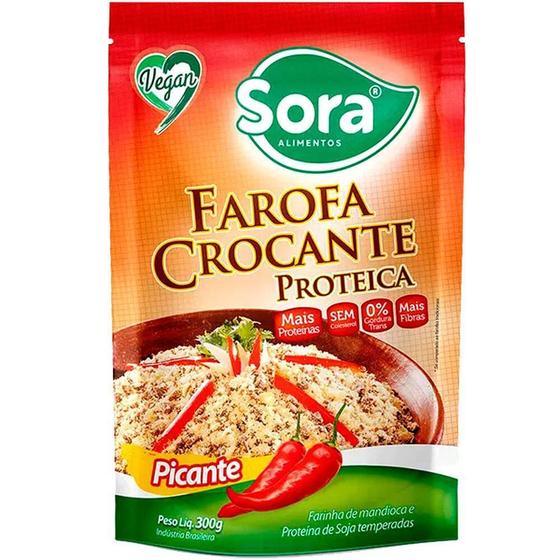 Imagem de Farofa Crocante Proteica De Soja Sabor Picante 300G