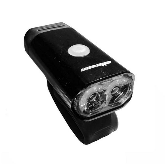 Imagem de Farol 2 Leds 5W USB Preto com 8 Funções 