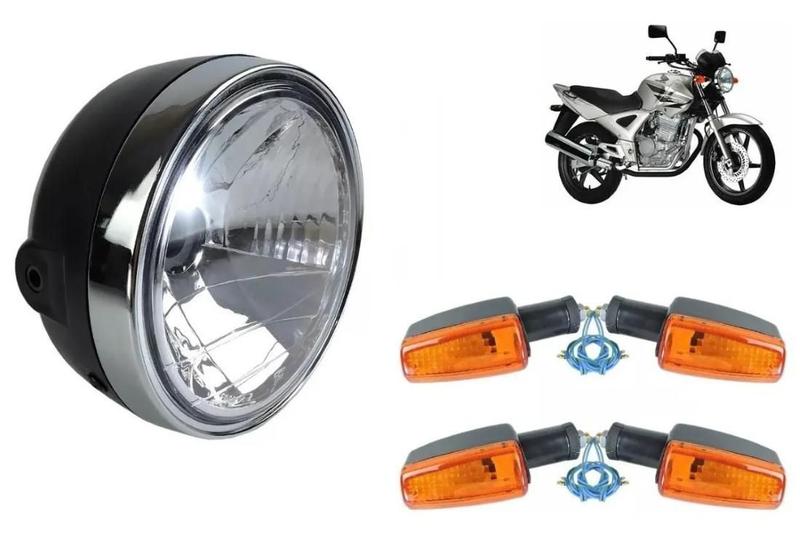 Imagem de Farol + 4 Pisca Cbx 250 Twister Ano 2001 Ate 2008