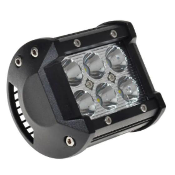 Imagem de Farol 6 LED 18W Bivolt blindado IP67 6000K Vida util 30000 horas