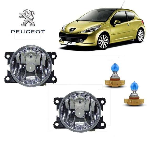 Imagem de Farol Auxiliar Arteb  Peugeot 207 06 H16 Super Branca Par