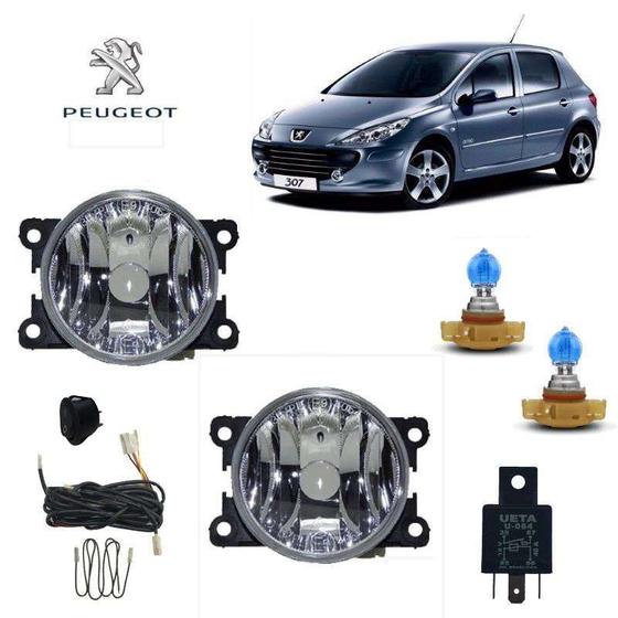 Imagem de Farol Auxiliar Arteb  Peugeot 307 13 H16 Branca Kit