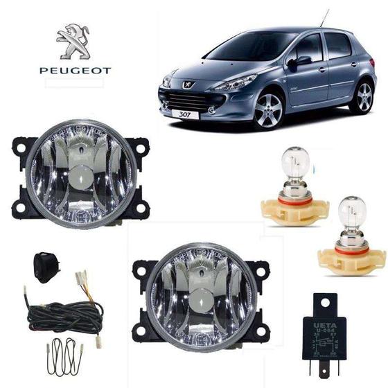 Imagem de Farol  Auxiliar  Arteb  Peugeot 307 2013 H16 Kit