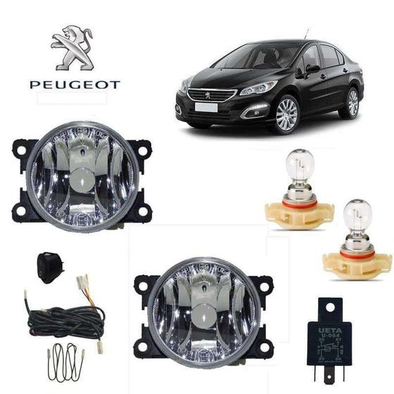 Imagem de Farol  Auxiliar  Arteb  Peugeot 408 2018 H16 Kit