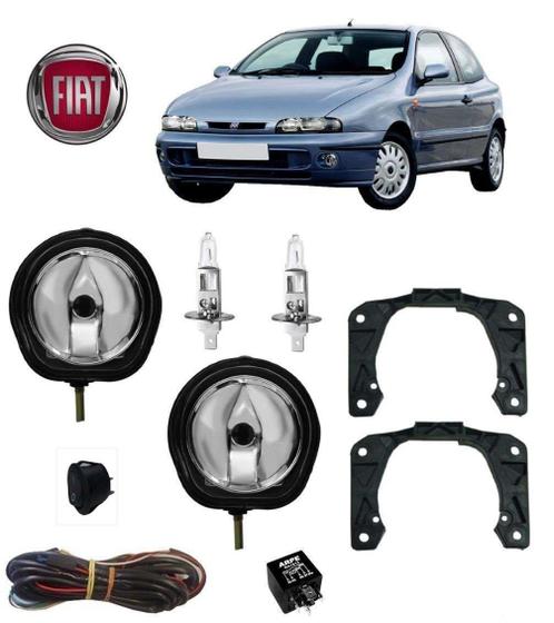 Imagem de Farol Auxiliar Brava HGT 1998 Com Lâmpada Kit