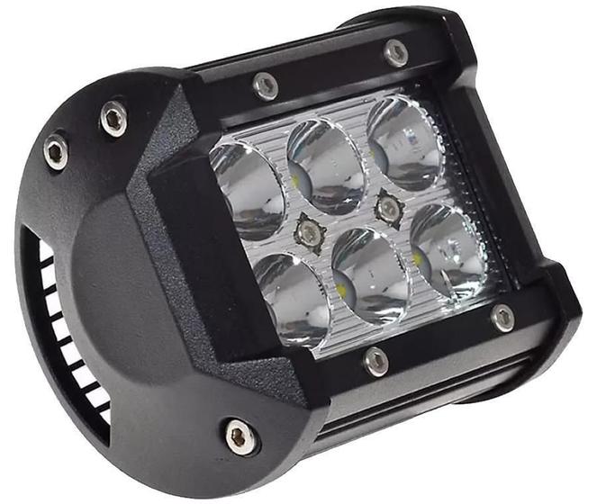 Imagem de Farol Auxiliar De Led Quadrado 6 Led Pequeno Off Road 18W