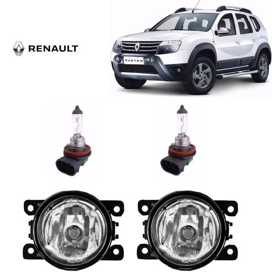 Imagem de Farol Auxiliar Duster 2016 Com Lâmpada H11 Par