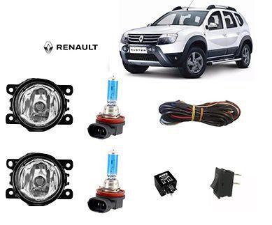 Imagem de Farol Auxiliar Duster 2017 Com Lamp H11 Super Branca