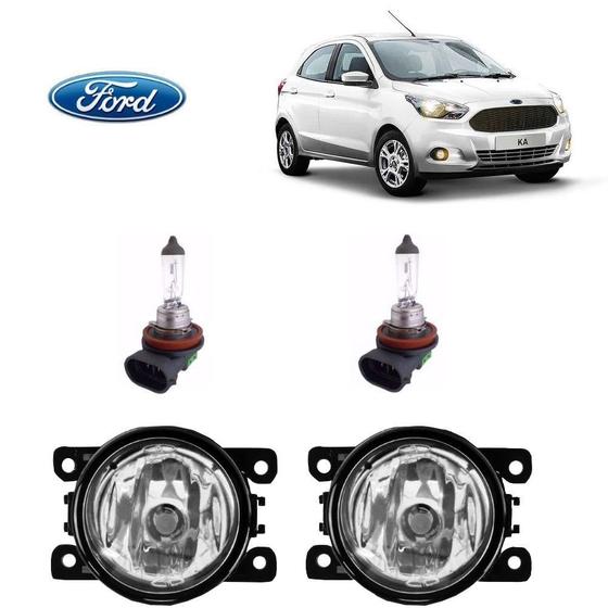 Imagem de Farol Auxiliar Ford Ka 2012 Com Lâmpada H11 Par
