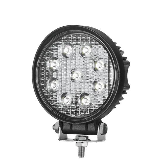 Imagem de Farol Auxiliar Headlight Redondo 27W 9 Leds JR8 - FG01-27W-R