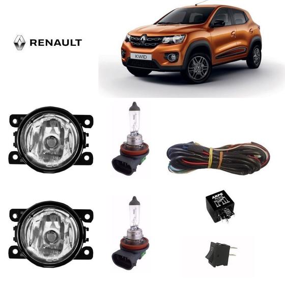 Imagem de Farol Auxiliar Kwid 2016 Pronto Instalação