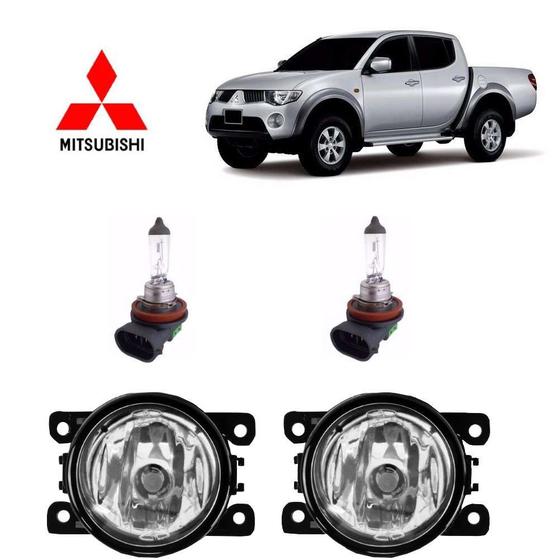 Imagem de Farol Auxiliar L200 Triton 2009 Com Lâmpada H11 Par