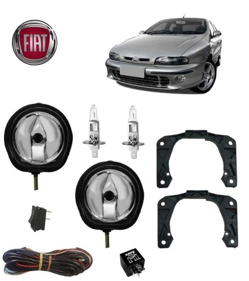 Imagem de Farol Auxiliar Marea 2003 Com Lâmpada Kit