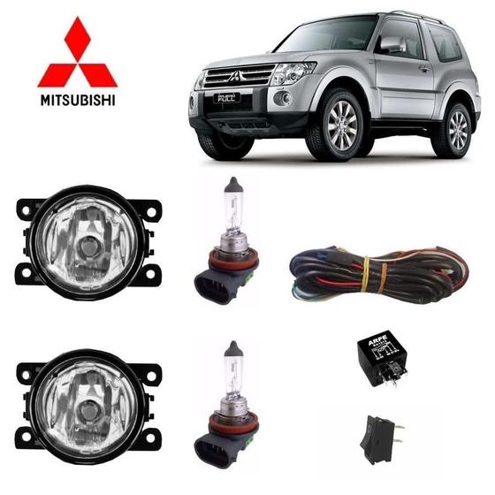 Imagem de Farol Auxiliar Pajero Full 2010 Com Lâmpada H11 Kit