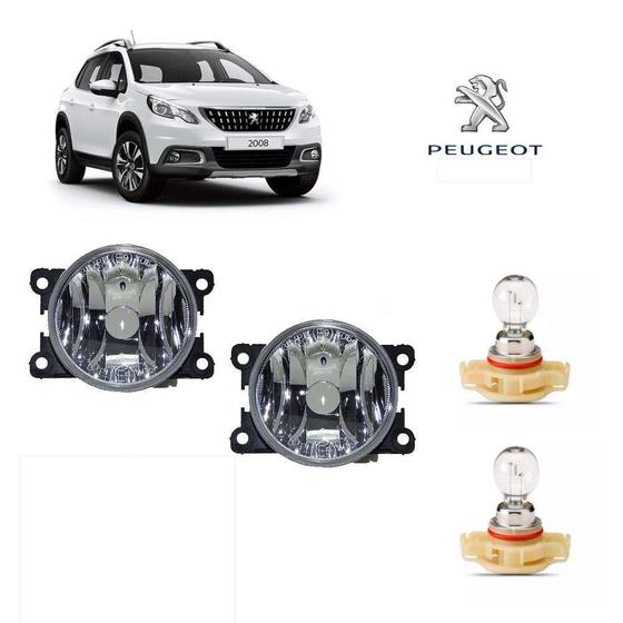 Imagem de Farol Auxiliar Peugeot 2008 2019 Arteb Lamp H16 Par