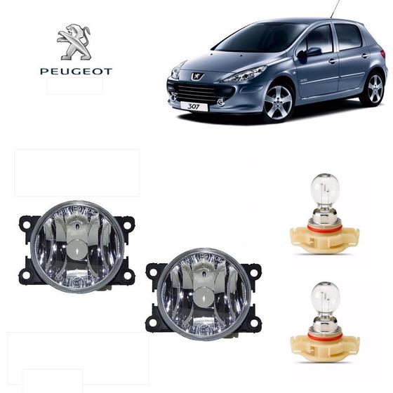 Imagem de Farol Auxiliar Peugeot 307 2007 Arteb  Lâmp H16 Par