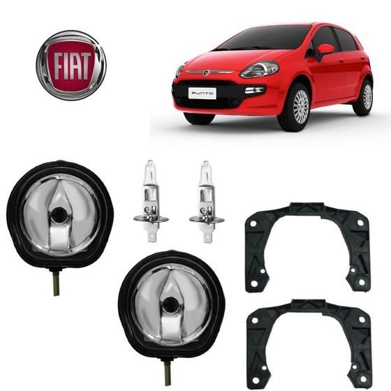 Imagem de Farol Auxiliar Punto Attractive 2015 Com H1 Par
