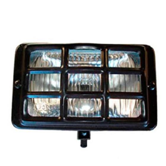 Imagem de Farol Auxiliar Retangular Com Grade Compativel MB Linha Agricola Adaptaçao 15694 mm