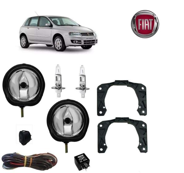 Imagem de Farol Auxiliar Stilo Attractive 2010 Com Lâmpada Kit