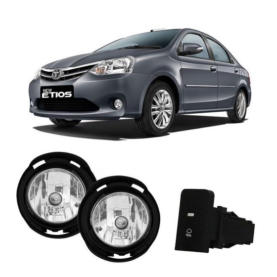 Farol Auxiliar Toyota ETIOS 2012/2013 S/ Moldura BT ORIG SHOCKLIGHT Menor preço em Farol Auxiliar Toyota ETIOS 2012/2013 S/ Moldura BT ORIG SHOCKLIGHT