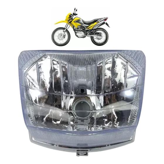 Imagem de Farol Bloco Óptico Moto  Motoboy Motociclista Honda Nxr Bros 125 150 2009 A 2013