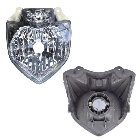 Imagem de Farol Bloco Optico para Moto Yamaha YS 250 Fazer 11/17 (Sem Lampada)