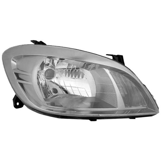 Imagem de Farol Celta Prisma 2011 a 2014 Máscara Cinza Com Pisca Orgus FG591