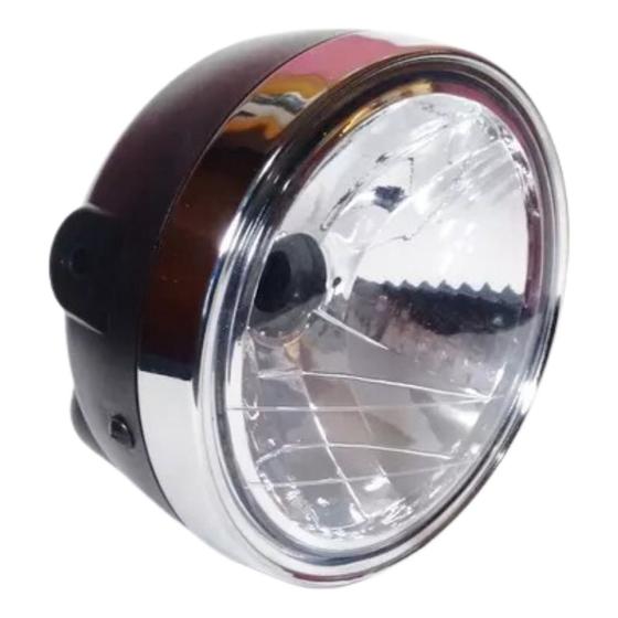 Imagem de Farol Cg 150 Titan Fan 2004 2005 2006 2007 2008 Aro Cromado