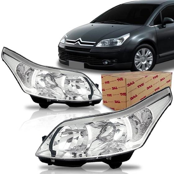 Imagem de Farol Citroen C4 Pallas E Hatch 2007 08 09 10 11 12 2013 Ld