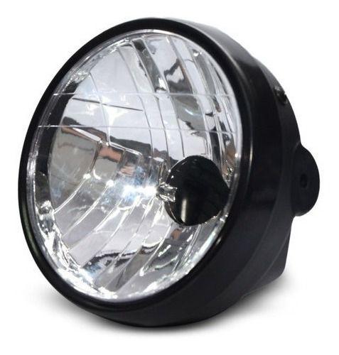 Imagem de Farol Completo Cg 125 Titan 2000 2001 2002 2003 Aro Preto