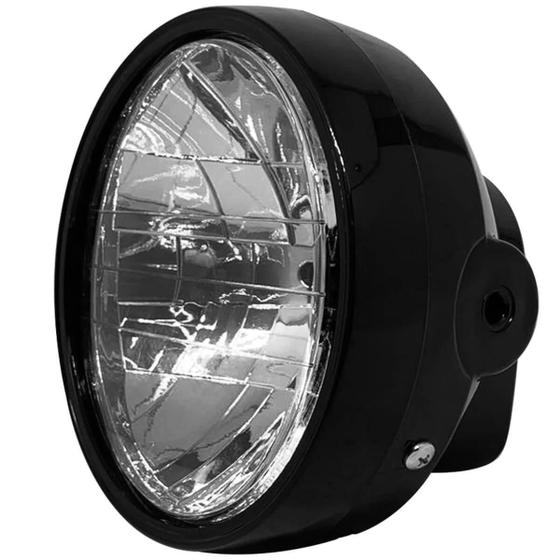 Imagem de Farol Completo Cg Titan 125 2000 A 2004 Aro Preto