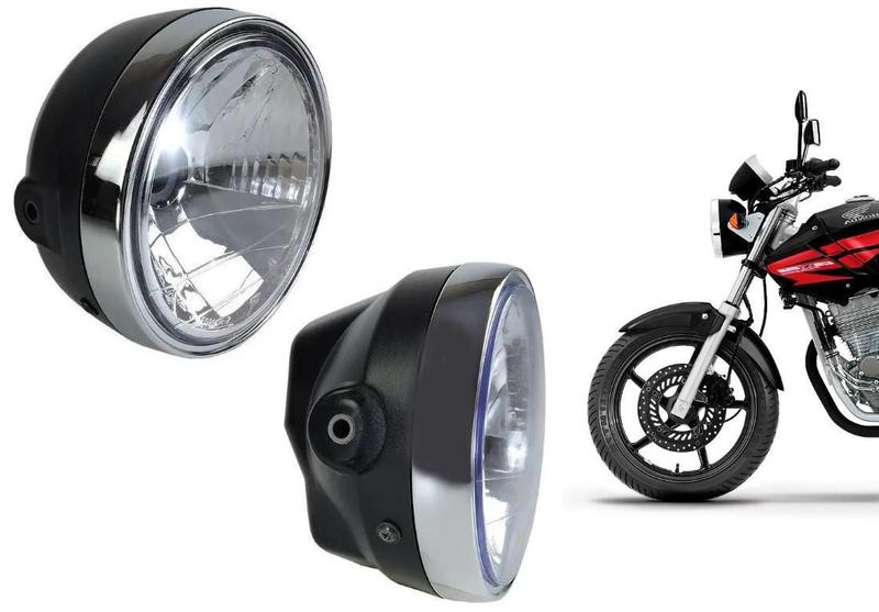 Imagem de Farol Completo Sem Lâmpada Honda Cbx 200 Strada Cbx 250