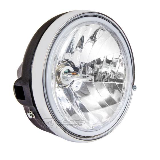 Imagem de Farol Completo Ybr Fer + Lampada Led H4