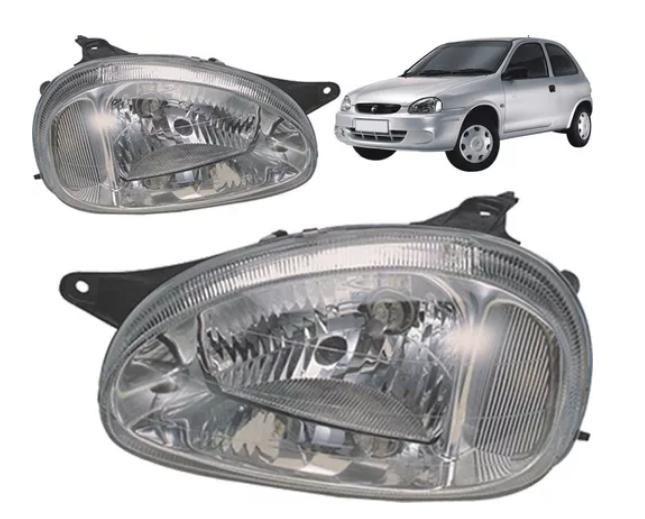 Imagem de Farol Corsa 2000 01 02 03 04 05 A 08 09 2010 Pisca Cristal 