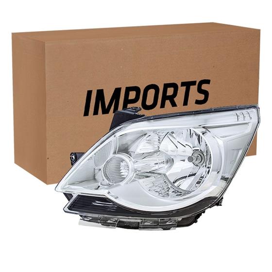 Imagem de Farol Cromado Lado Esquerdo Imports Cobalt 2012 A 2015 Zn14143057