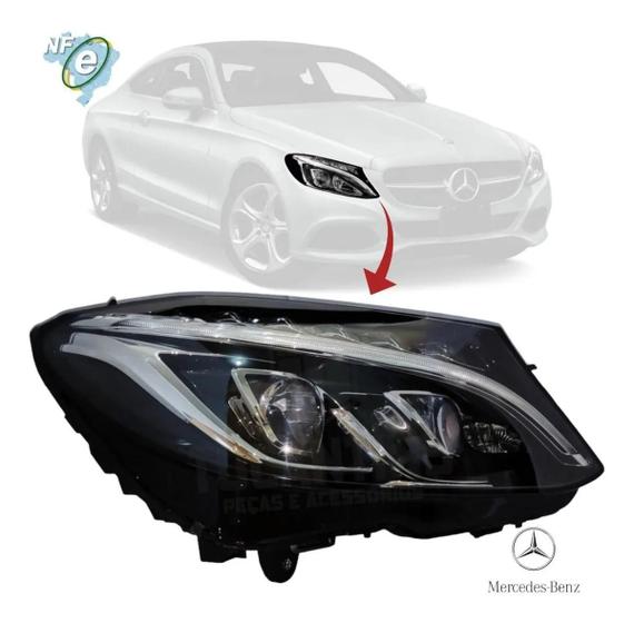 Imagem de Farol da mercedes benz c250 lado direito 2015 a 2019