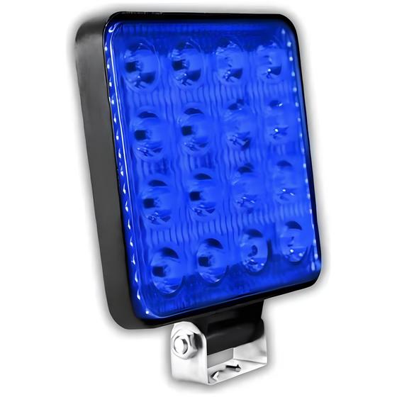 Imagem de Farol De Led 48w Azul Pulverização Agrícola 12v 24v