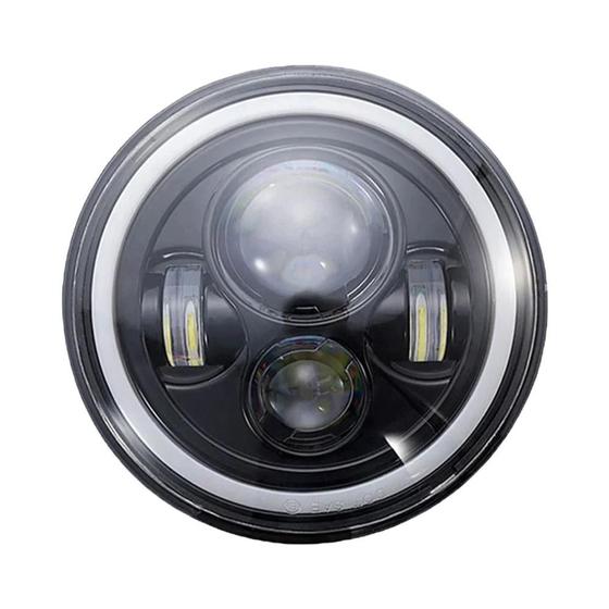 Imagem de Farol de LED 7 Polegadas com Halo Ring - Para Suzuki Samurai, Jeep Wrangler e Off-Road