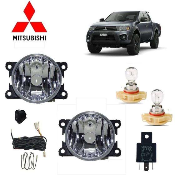 Imagem de Farol de Milha Arteb  L200 Outdoor 2018 H16 Kit